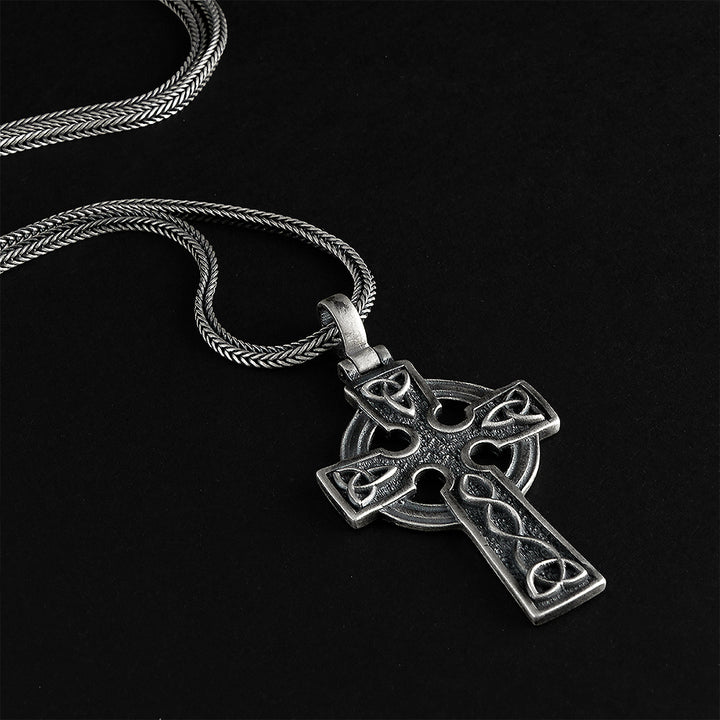 Large Celtic Cross Necklace