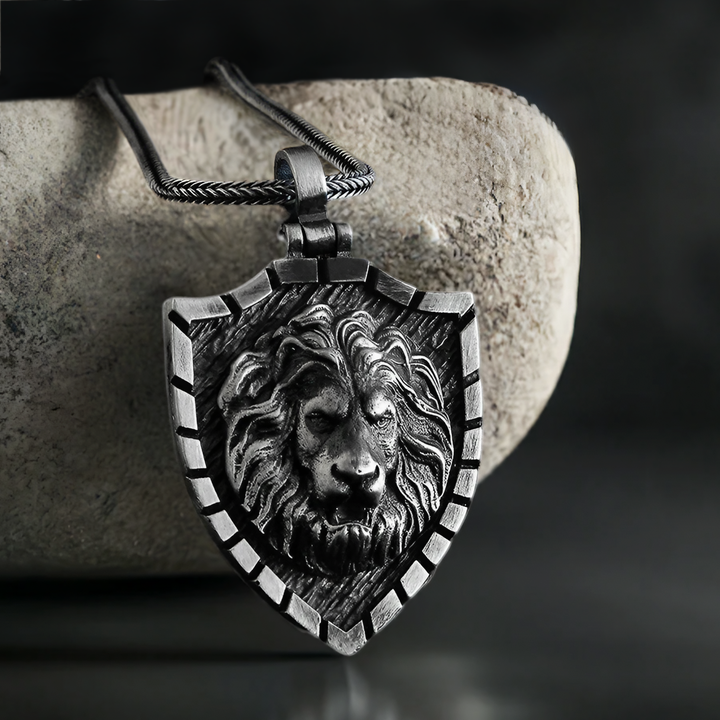 Men’s Sterling Silver Lion Necklace